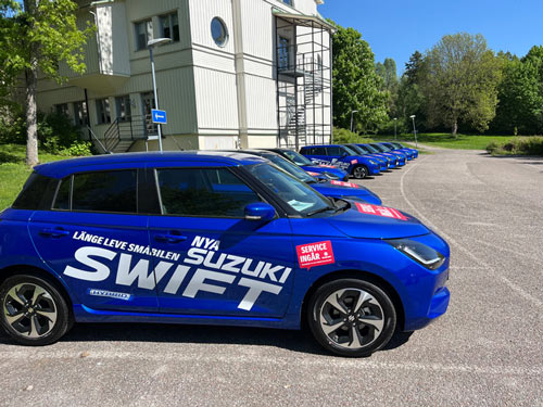 Lansering av Suzukis nya Swift